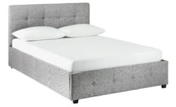 Hygena Eros Grey Ottoman Bed Frame - Kingsize.